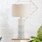 Jonathan Y Tiki 26.5 in. Ceramic LED Table Lamp, White JYL3015C - alternate 8