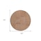 Homeroots 8' Brown And Beige Round Geometric Washable Indoor Outdoor Area Rug 596964 - alternate 9