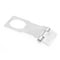 Prime-Line Door and Gate Safety Hasp Hinge Latch with Keyed Twist Knob Lock 3 inch with Screws Chrome U 117164 - alternate 9