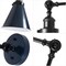 Jonathan Y Rover 7" Classic Industrial Metal Adjustable Arm LED Wall Sconce, Navy/Black, 2PK JYL7462G-SET2 - alternate 8