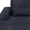 Homeroots 93" Blue Chenille Modular Stainless Steel Sleeper Sofa With Toss Pillows 706813 - alternate 6
