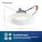 Euri Lighting 6in Recessed Downlight, Dimmable, 1000lm, 2700-5000K, 90 CRI, 50k Hrs, ETL DLC6-14W100swj - alternate 6
