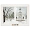 Homeroots I Heard the Bells on Christmas Day 1 White Framed Print Wall Art 406231 - alternate 1