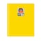 C-Line Products 8-1/2" x 11" Yellow Two-Pocket Heavyweight Poly Portfolio Folder with Prongs, 25EA/BX, 6BX/CT 33966-BX - alternate 1