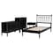 Baxton Studio Denita Bedroom Set with Chest, Black, Twin 271-14730-14742-14740-14738-ZORO - alternate 9