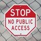 Signmission Stop No Public Access, 6 Inch X 6 Inch, Plastic Sign OC-P-6-263 - alternate 5