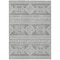 Homeroots 5' X 8' Gray And Ivory Southwestern Washable Indoor Outdoor Area Rug 593685 - alternate 8