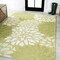 Jonathan Y Zinnia Modern Floral Textured Weave Green/Cream 8 ft. x 10 ft. Indoor/Outdoor Area Rug SMB110H-8 - alternate 5