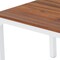 Homeroots 46" Brown and White Wood and Iron Dining Table 635742 - alternate 5