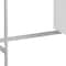 Homeroots 47" White and Silver Computer Desk With Two Drawers 333387 - alternate 5