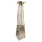 Homeroots 41000 BTU Silver Steel Propane Triangular Pyramid Standing Patio Heater 480574 - alternate 1