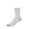 Railroad Sock Unisex Crew Socks, 85% Cotton, 15% Nylon, White/Grey, 5-10 W; 4 Pair-7.5 M, 6 PK 8090 - alternate 2