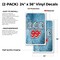 Signmission Ice 99 Cents, Vinyl Decals Only 24 Inch x 36 Inch, Vinyl Decal, 2PK DSB-2436-2PACK-30395 - alternate 2