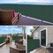 Wrightmaster 3 ft. x 15 ft. Green Balcony Privacy Fence Screen with UV Blockage for Balcony Porch Patio Deck Yard ZR-0315GE - alternate 5