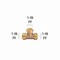 Proline Series 1-in PF Brass Push Fit Tee 6632-005 - alternate 5
