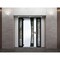 Vdomdoors Aluminum Door Cynex 6116 Black Entry Steel Metal Modern Painted W12+36+12xH80 Right Inswing CYNEX6116EXD-OAK-W12+36+12xH80-RH-I - alternate 6