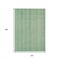 Homeroots 10' X 14' Aqua Beige And Teal Blue Striped Washable Indoor Outdoor Area Rug 616405 - alternate 5