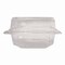 Karat PET Plastic Hinged Container, 6 x 6 x 3.3, Clear, Plastic, 500PK FP-HC66PET-1C - alternate 5