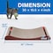 Ipower ScratchMe Cat Scratch square shape board with bell ball toy PTFURNSCRATPADSQRMTOY - alternate 6