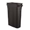 Suncast Commercial Resin Slim Trash Can, 23 Gallon, Plastic, Black TCNH2030BK - alternate 1