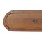 Homeroots 18" Chestnut Solid Wood Oval One Drawer Floating Nightstand 653812 - alternate 13