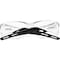 Ironwear Safety Glasses with UV Blocking Anti Fog Polycarbonate Lens, Black, Clear 3125-B-C/A - alternate 2