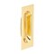 Ives 22B3 3 1/8 in x 1 5/16 in x 7/16 in Flush Pull - Polished Brass SP-22B-3 - alternate 3