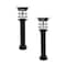 Gama Sonic Black Stainless Steel Bollard Solar Light w/EZ Anchor, 2PK 214BP250070 - alternate 1