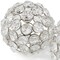 Homeroots Set of Two Silver And Clear Faux Crystal And Metal Orb Decorative Tabletop Sculptures, 2PK 373743 - alternate 6