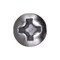 Auveco 8 x 7/8in #6 Head Phillips Oval Head Tapping Screw Chrome, 100PK 2711 - alternate 2