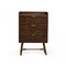Homeroots 32" Acacia Solid Wood Three Drawer Chest 473074 - alternate 1