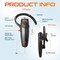 Delton Wireless Single-Ear Bluetooth Computer Headset with Mic, Black 87X - alternate 6