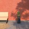 Leisuremod Basalt Tall Square Fiberstone & MgO Clay Planter, Weather-Resistant, Fully Assembled BP20BL - alternate 6