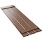 Ekena Millwork True Fit PVC, Three Board Spaced Board-n-Batten Shutters, Burnt Toffee, 17 1/8W x 32H, PR TFP101SBF17X032BT - alternate 9