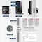 Wrightmaster 3 in 1 Aluminum Smart Lock Deadbolt with App Biometric Door Knob, Keyless Entry Door Lock, in Black ZR-B1 - alternate 7