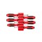 Tekton Torx Screwdriver Set with Red Modular Organizers - 4 Inch Shanks, 6-Piece (T10 - T30) DWT90103 - alternate 1