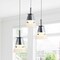 Jonathan Y Alain 12.5" 3-Light Adjustable Cascading Metal Integrated Cluster LED Pendant, Chrome JYL7036A - alternate 13