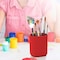 Acrimet Jumbo Pencil Holder Pen Cup Caddy Super Sized Desktop Organizer Solid Red 934.VM - alternate 6