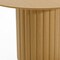 Homeroots 46" Brown Solid Wood Pedestal Base Round Top Dining Table 720984 - alternate 5