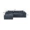 Homeroots 121" Gray Corduroy Compression Foam Sofa 719552 - alternate 6