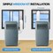 Edendirect 12,000 BTU (7,800 BTU DOE) Portable Air Conditioner Cools 450 sq. ft. with Dehum & Remote, Swing ZR-SPF2-10HG - alternate 7