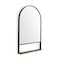Homeroots 40" Black Metal Arch Accent Mirror 607275 - alternate 5