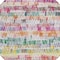 Homeroots 8' Green Ivory And Purple Round Striped Washable Indoor Outdoor Area Rug 589184 - alternate 6