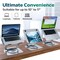 Purely Ergonomic Laptop/Tablet Stand 6-in-1 Docking Station for Devices up to 17, Silver L82 - alternate 9