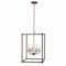 Jonathan Y Magnolia 16.2" 6-Light Adjustable Iron Rustic Farmhouse LED Pendant, Brown JYL7476A - alternate 12