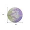 Homeroots 8' Purple Lilac And Artichoke Green Round Abstract Washable Indoor Outdoor Area Rug 582178 - alternate 6