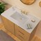Whitehaus Collection 43 in Countertop Vanity Sink with Integrated Rectangular Bowl, Faucet Drilling and Overflow WHCS4322-3H - alternate 7