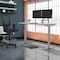 We'Re It Electric Sit Stand Desk, 46.25 H, 30 W X Laminate wood, metal, Brushed Silver, White VL22BS7230-459 - alternate 5