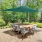 Pure Garden 10 Rectangular Patio Umbrella, Green 50-LG1278 - alternate 8
