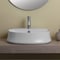 Whitehaus Collection Britannia Oval Above Mount Basin with Single Faucet Hole Drill B-SH05 - alternate 4